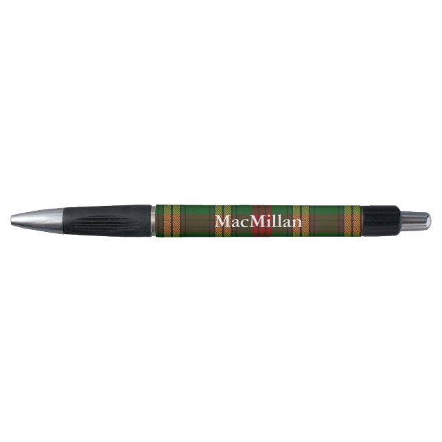 Classic Clan MacMillan Tartan Plaid Custom Pen (Front)