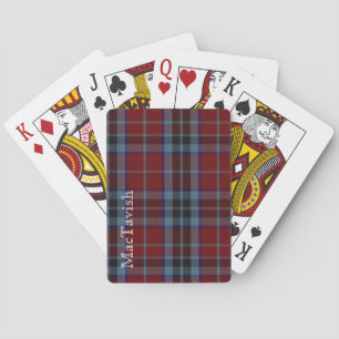 Classic Clan MacTavish Tartan Plaid Playing Cards