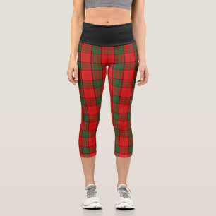Classic Clan Maxwell Tartan Plaid Capri Leggings