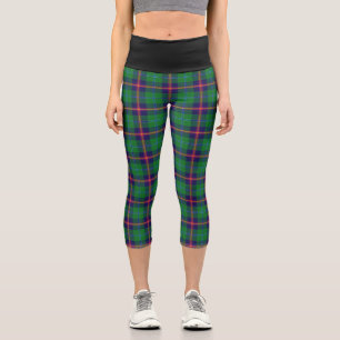 Classic Clan Young Tartan Plaid Capri Leggings