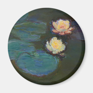 Classic Claude Monet Water Lilies Impression Magnet