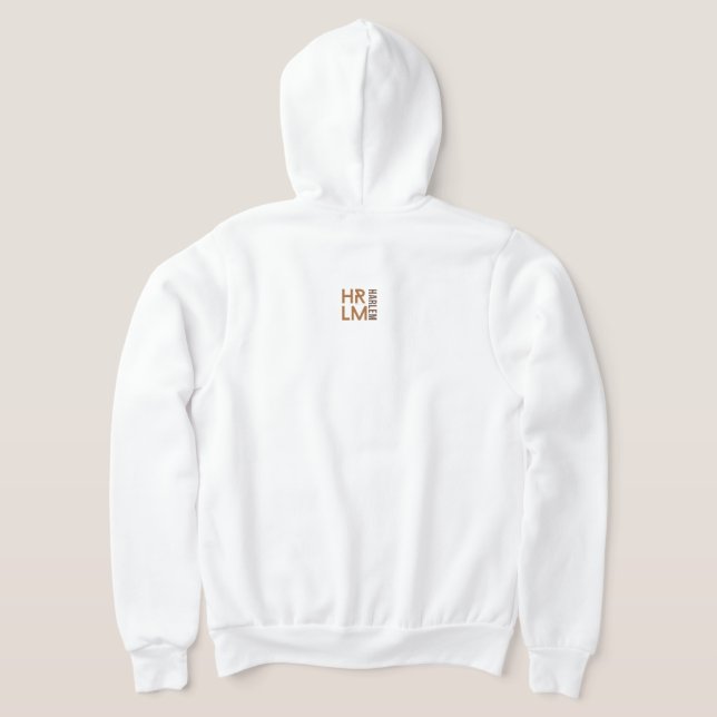 Classic Clean & Stylish Cool Harlem  Hoodie (Laydown Back)