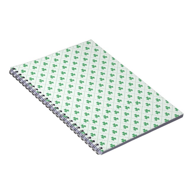 Classic Clover Design Notebook for Everyday Use (Right Side)