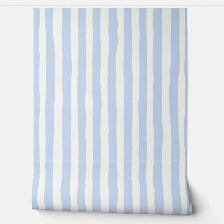 Classic Coastal Handpainted Stripe Wallpaper