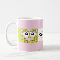 Classic coffee mug "Pink Owl Mummy's Sippy Cup"