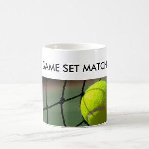 Classic coffee mugs for tennis lovers