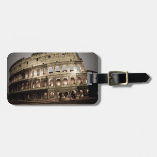 Classic coliseum luggage tag