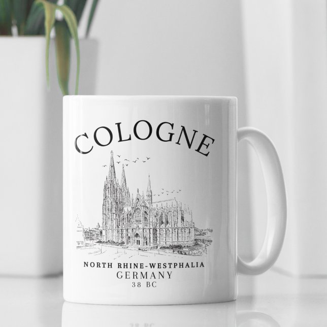 Classic Cologne Cathedral Germany Vista Coffee Mug (Creator Uploaded)