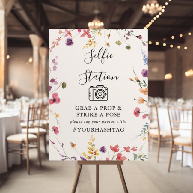 Classic Colorful Wild Floral Wedding Oh Snap  Poster (Creator Uploaded)