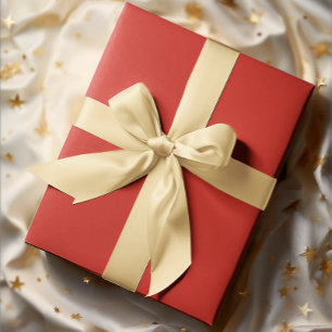 Classic Colors - Bright Red - Solid Roll Wrapping Paper