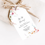 Classic Colourful Sip Sip Hooray Bridal Shower  Gift Tags<br><div class="desc">These classic colourful sip sip hooray bridal shower gift tags are perfect for a rustic wedding shower. The design features a yellow,  purple,  white wild flowers with foliage in a rose and green watercolor background.</div>