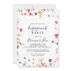 Classic Colourful Wild Floral Engagement Party 