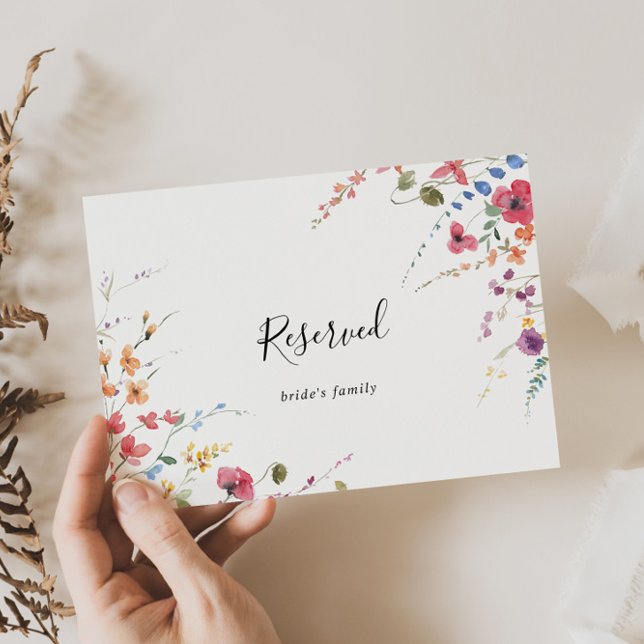 Classic Colourful Wild Floral Wedding Reserved Sig (Creator Uploaded)