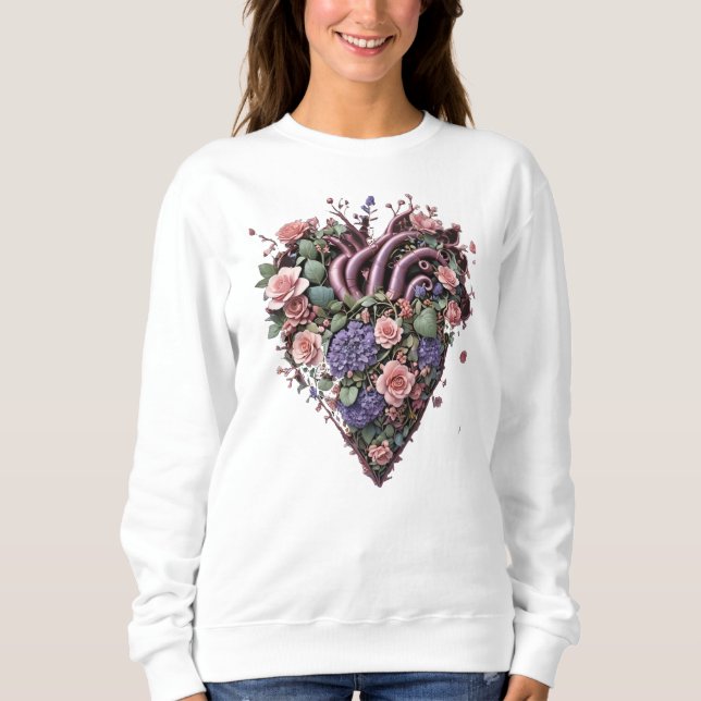 Classic Comfort: Women's Basic Sweatshirt (Front)