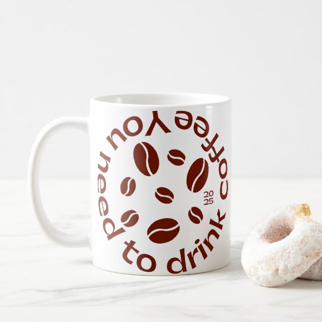 classic coofe mug (With Donut)