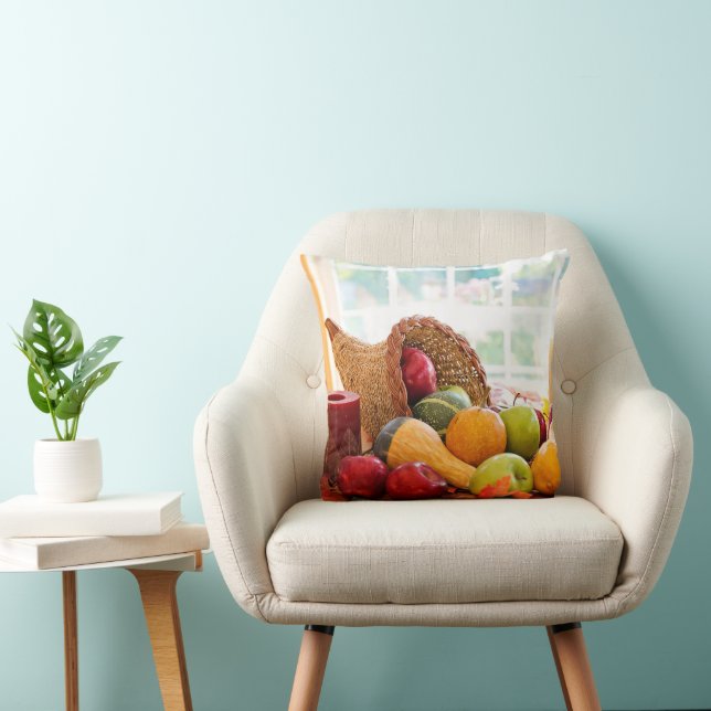 Classic Cornucopia Harvest Table Cushion (Chair)