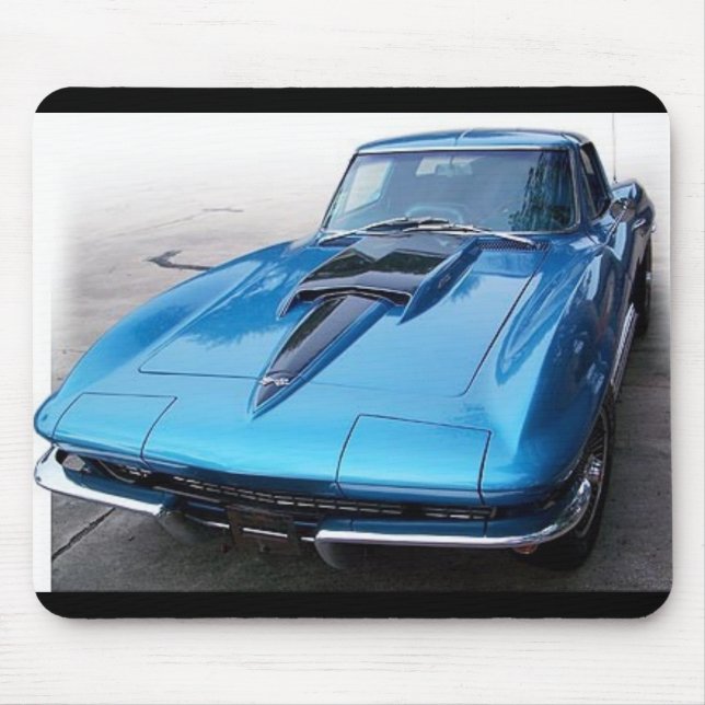 Classic Corvette Car Mousepad (Front)