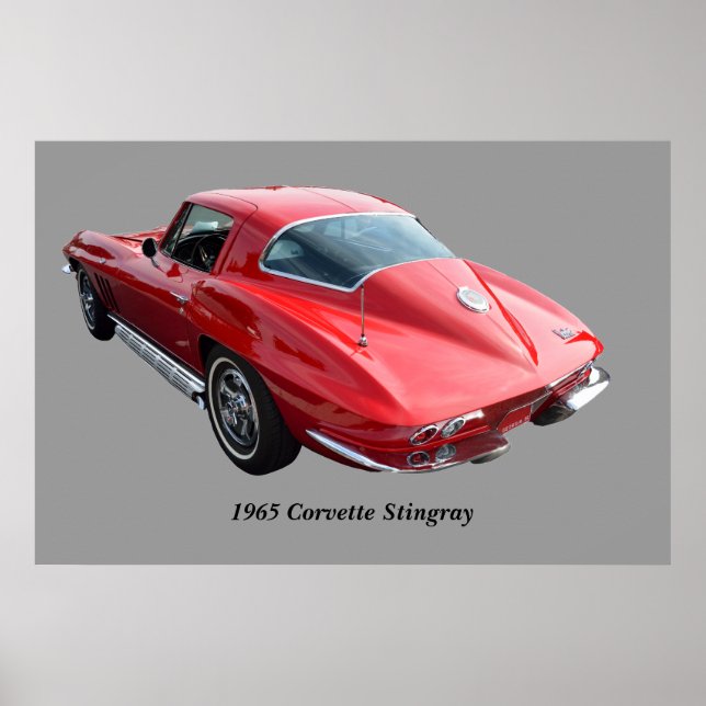 Classic Corvette Coupe Poster (Front)