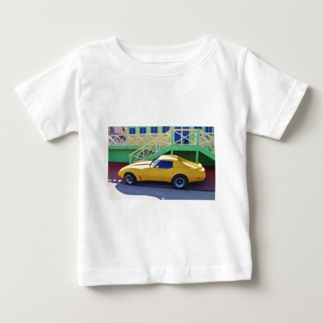 Classic Corvette Stingray. Baby T-Shirt (Front)