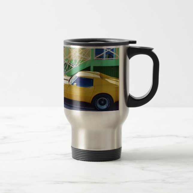 Classic Corvette Stingray. Travel Mug (Right)