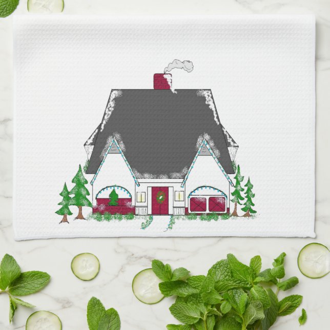 Classic Cosy Home Tea Towel (Folded)