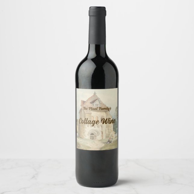 Classic Cottage Wine Label (Front)