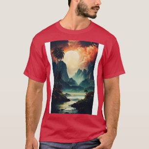 Classic Countrysides Vintage Aesthetic Art T-Shirt