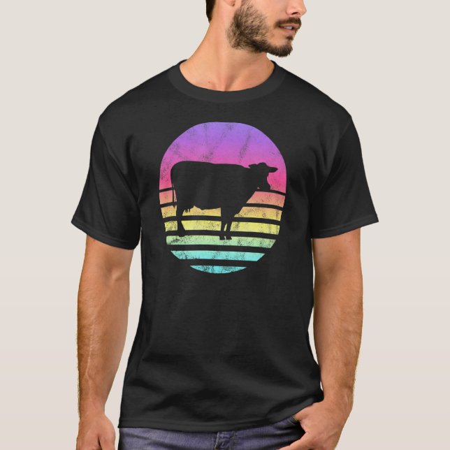 Classic Cow Graphic T-Shirt (Front)