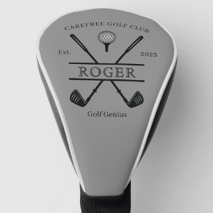 Classic Cross Club Name Golf Head Cover