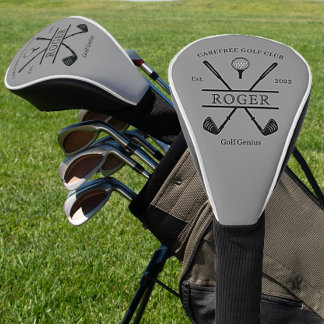 Classic Cross Club Name Golf Head Cover
