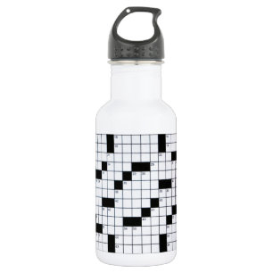 Classic Crossword Grid 532 Ml Water Bottle
