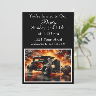 Classic Cruiser Party Invite