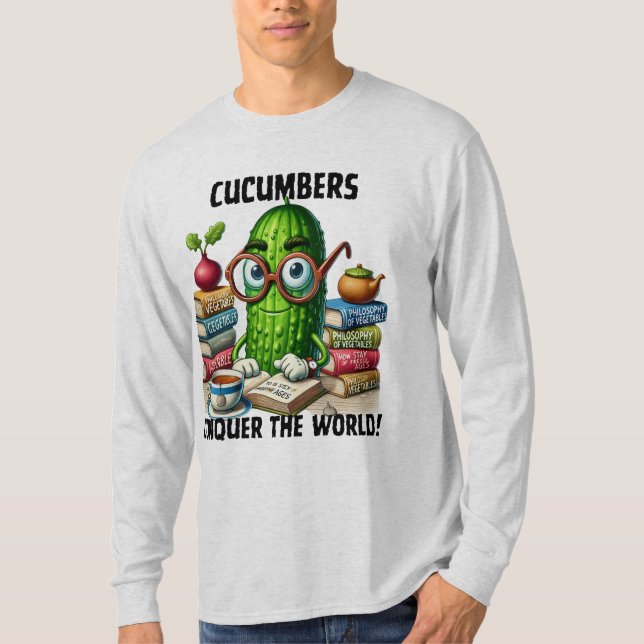 Classic Cucumbers Are Conquering The World T-Shirt (Front)