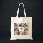 Classic Custom 6 Family Photo Collage Tote Bag<br><div class="desc">Feature up to 6 of your favourite family photos to make you smile through out the day! A fun way tote bag for a family. Perfect for a family reunion and can be customised with the family names and/or dates.</div>
