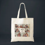 Classic Custom 6 Family Photo Collage Tote Bag<br><div class="desc">Feature up to 6 of your favourite family photos to make you smile through out the day! A fun way tote bag for a family. Perfect for a family reunion and can be customised with the family names and/or dates.</div>
