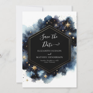 Classic Custom Celestial Wedding Save The Date