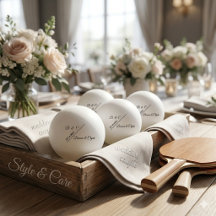 Classic Custom Couple Monogram Names Date