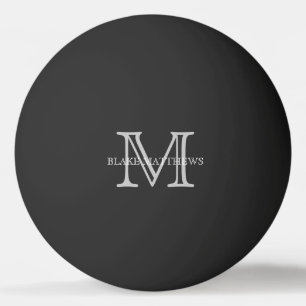 Classic Custom Monogram & Name Ping Pong Ball