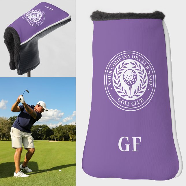 Classic Custom Name Putter Golf Head Cover Purple (Creator Uploaded)