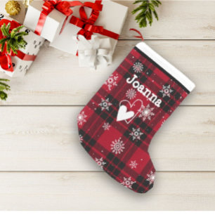 Classic Custom Red Pattern Christmas Stocking