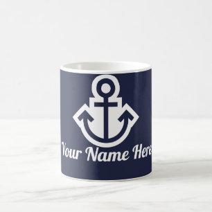 Classic Customisable Anchor Mug