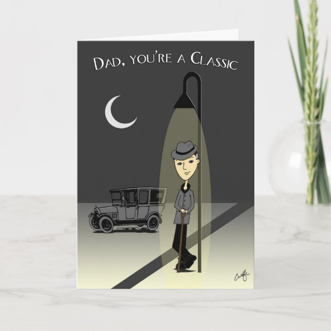'Classic Dad' Card (Front)