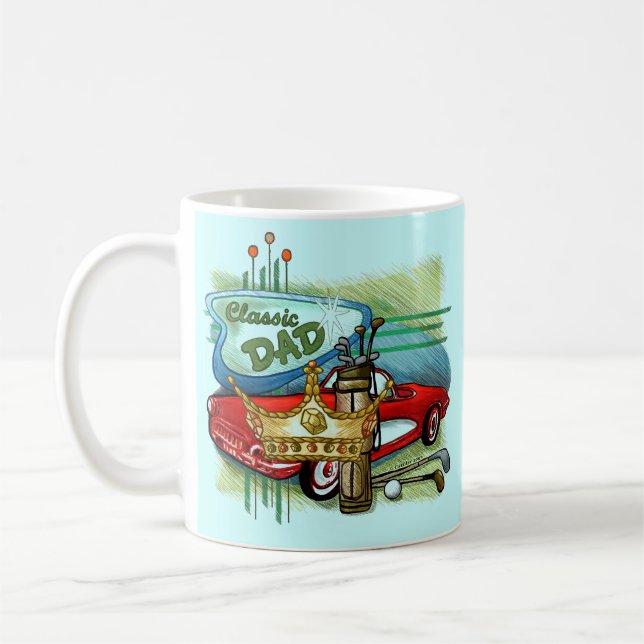 Classic Dad Coffee Mug (Left)
