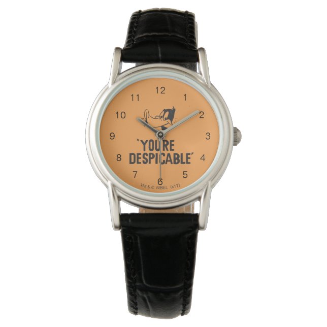 Classic DAFFY DUCK™ "You're Despicable" Watch (Front)