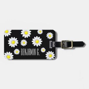 Classic Daisy Flower Luggage Tag
