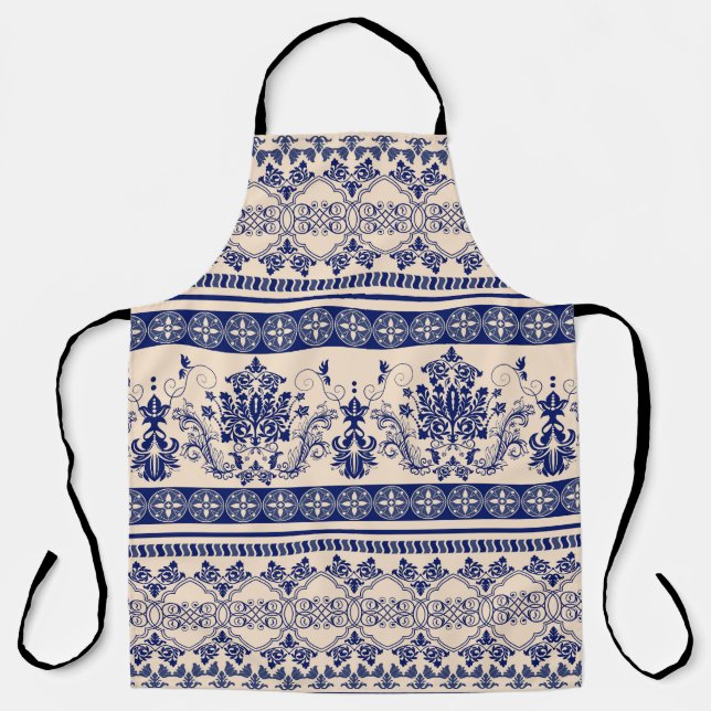 Classic Damask: Ornamental Seamless Wallpaper. Apron (Front)