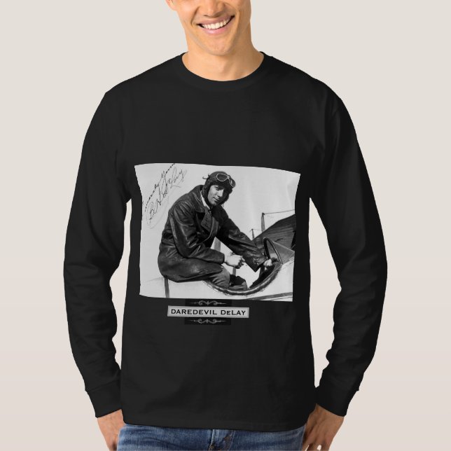 Classic ~ DAREDEVIL DELAY ~ Long-sleeved Shirt (Front)
