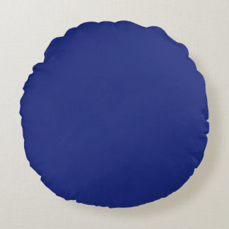 Classic Dark Blue Accent Throw Pillow