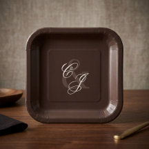 Classic Dark Brown Old Money Wedding