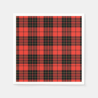 Classic Dark Red Baby Shower Napkins